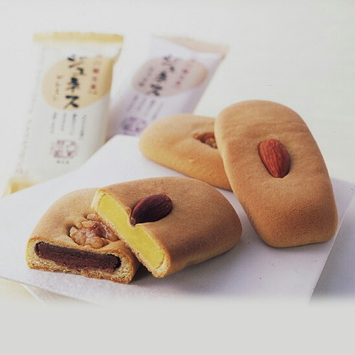 【錦光堂】 ジュネス 10個 箱入 カステラ 生地 白あん チョコあん プレーン チョコ 洋菓子 和