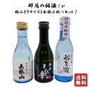 送料無料 【群馬の地酒 飲み比べセット 本醸造 3本 180ml】群馬の地酒 日本酒 お酒 酒 赤城 ...