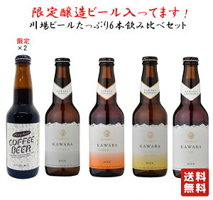 送料無料 【川場ビール 飲み比べセット 6本 330ml】群馬の地酒 ビール クラフトビール 酒 ホワイトデー プレゼント ギフト 飲み比べ 群馬 贈り物 内祝い 誕生日