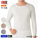 《特に寒い日に》あったか下着 紳士 メンズ 肌着 GUNZE ( グンゼ )/あったか暖暖/長袖丸首/秋冬シャツ/ddm208a