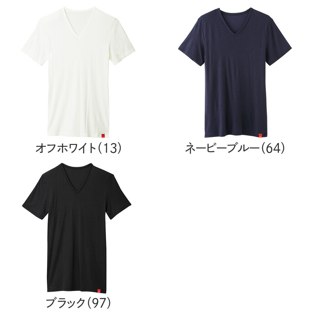 グンゼホットマジック『柔らか温かVネックTシャツ（MH1915）』