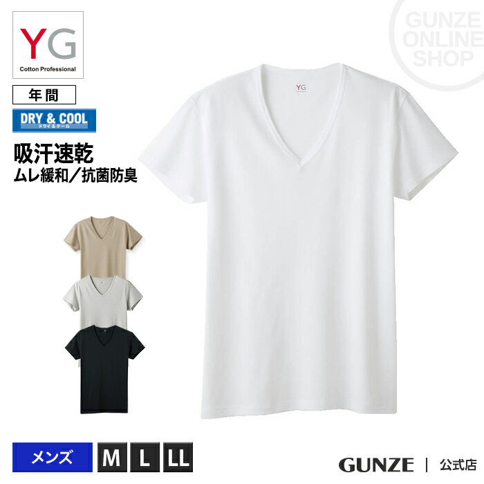 Ｔシャツ 吸汗速乾 消臭 GUNZE ＶネックＴシャツ 男性下着(紳士) 夏 メンズ／YV1015N GUNZE11