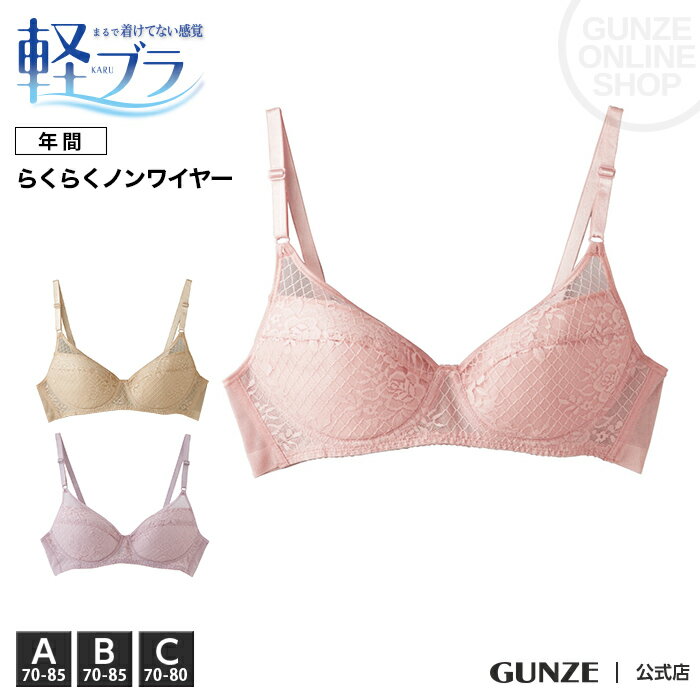 GUNZE グンゼ 軽ブラ ノンワイヤーブラジャー 婦人 EB1228H レディース 女性 汗対策 涼しい 軽い らくちん 速乾 GUNZE34