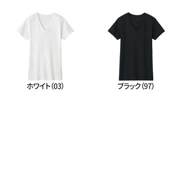 GUNZE（グンゼ）／the GUNZE(ザグンゼ)／【ORGANIC】VネックTシャツ（メンズ）／CK9515／S〜LL 綿100％ コットン メンズ 男性用 紳士 半袖 白 黒 オーガニックコットン 肌着 インナー 年間 TIME GUNZE11