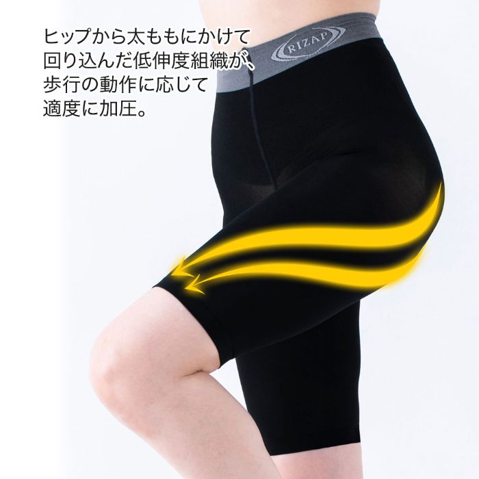 【SALE】ライザップ 着圧 レギンス レディース 年間 グンゼ 5分丈 美脚 加圧 カロ...