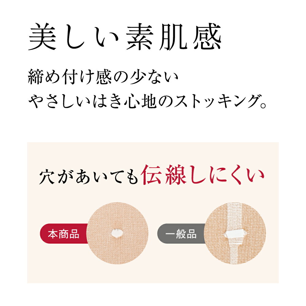 グンゼ サブリナ ショートストッキング レディース 年間 ナチュラル 靴下丈 伝線し...