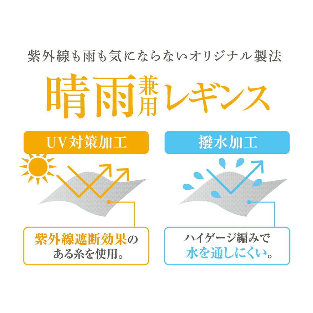 【SALE】グンゼ レギンス レディース ズレないレギンス UV対策 50デニール 10分丈 撥水 パンティ部立体 晴雨兼用 UV スパッツ ズレない 美脚 無地 就活 ビジネス ベーシック ユーアンド YCF050 M〜LL YCF050
