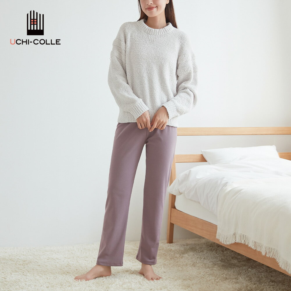 グンゼ 腹巻 付き ルームウェア 下だけ ルームウェア 部屋着 冬用 長ズボン 起毛素材 ウエスト リラックスタイム レディース 暖かい あったか 寒さ対策 冷え対策 節電 暖房 洗濯機OK パジャマ ウチコレ M〜L AUW913 GUNZEのサムネイル