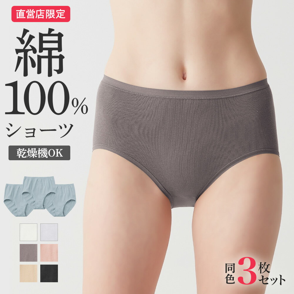 グンゼ　ランジェリー 【まとめ買い割引】 グンゼ 直営店限定 綿100% レギュラーショーツ 3枚セット レディース 下着 消臭 肌着 パンツ 乾燥機 低刺激 洗濯タグ なし 定番 女性 無地 シンプル 人気 スタンダード ザグンゼ the GUNZE CK3671 CK20st7 S-LL