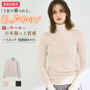 ≪1枚で着られる綿ウールのあったかリブハイネック≫ グンゼ カットソー レディース 長袖 綿混 ウール混 ハイネック リブ 天然素材 日本製 吸湿発熱 保温 インナー トップス 防寒 暖かい 冬 theGUNZE CK4945