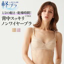 グンゼ ノンワイヤーブラジャー レディース 年間 軽ブラ ノンワイヤーブラ ワイヤレスブラ ブラ 下着 女性下着 ランジェリー らくちん 軽い 薄い 速乾 乾きやすい Aカップ対応 背中の段差 ストレッチ 背中すっきり GUNZE EB1228N A70-C80