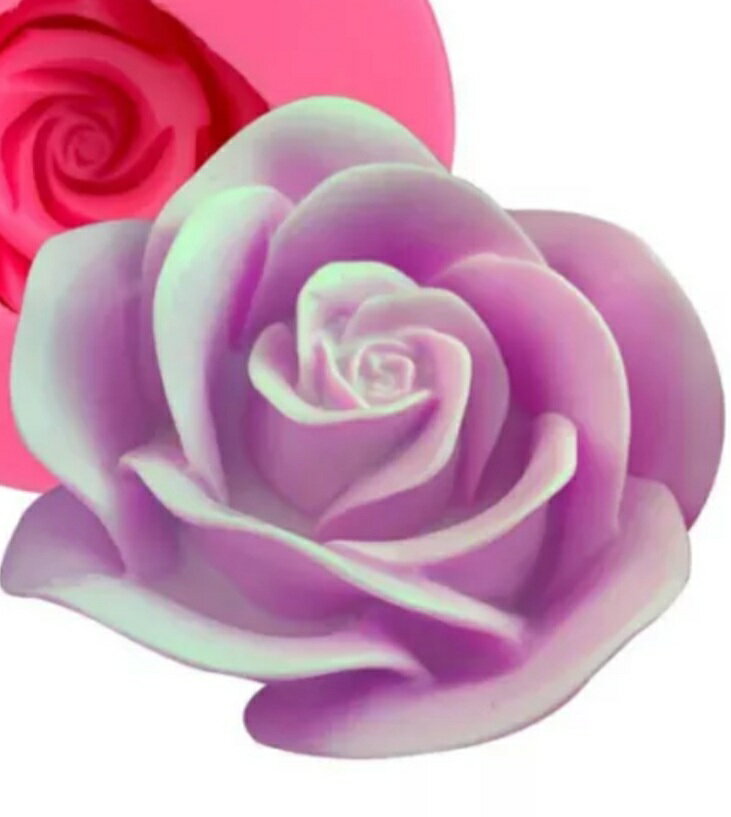 シリコンモールド 薔薇 お菓子 チョコレート シリコン モールド チョコ型 シリコン型 製菓用 かわいい 可愛い 3D お菓子作り 道具 製菓道具 ビックアイスローズ ベーキングシリコンモールド バラ 製菓 型 ローズ 花型 花 立体 キャンドル 石膏 おうち時間 プレゼントのサムネイル