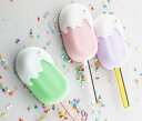 アイス アイスクリーム アイスクリームステック アイスクリームプラスチック スティック棒 棒 4本入り DIY アイス棒 製菓道具 ゼリー 便利 ランダムカラー...
