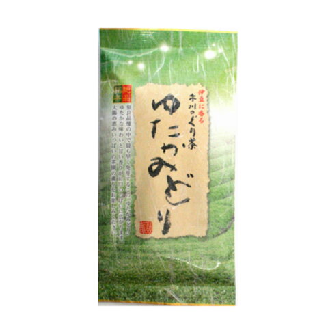 ゆたかみどり80g【深蒸茶/深むし茶/玉緑茶/日本茶/緑茶/煎茶/静岡茶/お茶/茶】