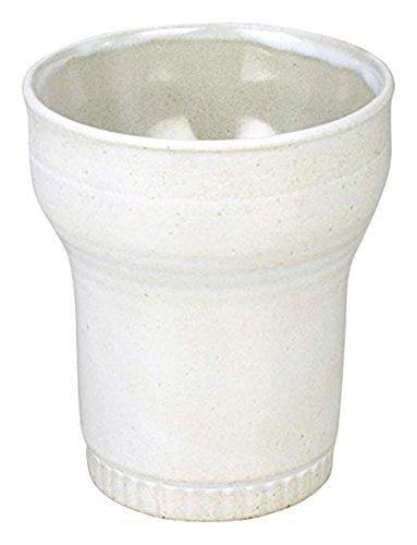 コップ : 二重(中空)構造 粉引 焼酎カップ/有田焼 Japanese Cup Pottery/Size(cm) Φ8.7x10.2/No:337300 コップ : 二重(中空)構造 粉引 焼酎カップ/有田焼 Japanese Cup Pottery/Size(cm) Φ8.7x10.2/No:337300