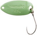 シマノ(SHIMANO) ルアー カーディフ エリアスプーン ロールスイマー 3.5g TR-0021 15S マイルドグリーン 982124(4)