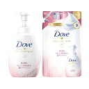 Dove(ダヴ) うるおいホイップ 泡ボディウォッシュ さらさら ポンプ+つめかえ用 ボディソープ 540g+430g ボディーソープ リフレッシュシトラスの香り。(3)