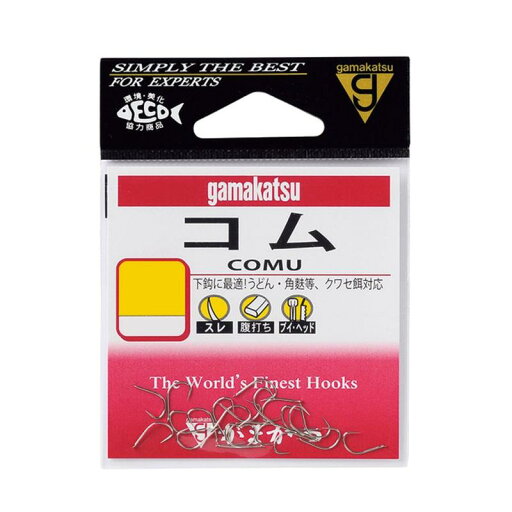 がまかつ(Gamakatsu) コム フック 白 3号 釣り針 がまかつ(Gamakatsu) コム フック 白 3号 釣り針