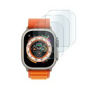 ELYBYYLE for Apple Watch フィルム 2024 Apple Watch Ultra 用 フィルム 3D曲面 耐衝撃 高透過率 キズ防止 高...