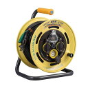 ハタヤ(HATAYA) 屋外用防雨型 漏電遮断機付温度センサー付レインボーリール 30m 100V型 2P2個口コンセント SBE-30KC