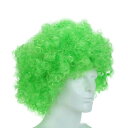 ボンバー アフロ ウィッグ 男女兼用 コスプレ コスチューム用小物 パーティー ハロウィン仮装 ピエロかつら (グリーン)