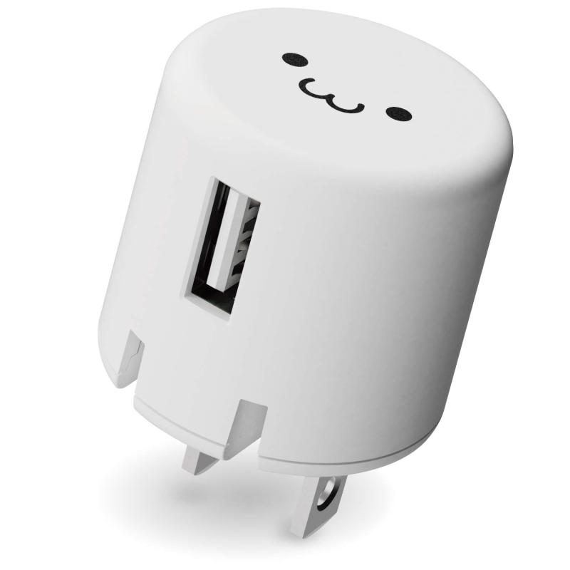 エレコム USB コンセント 充電器 5W USB-A×1 【 iPhone (iPhone13シリーズ対応) / Android/タブレット 対応 】 ホワイトフェイス MPA-ACU07WF