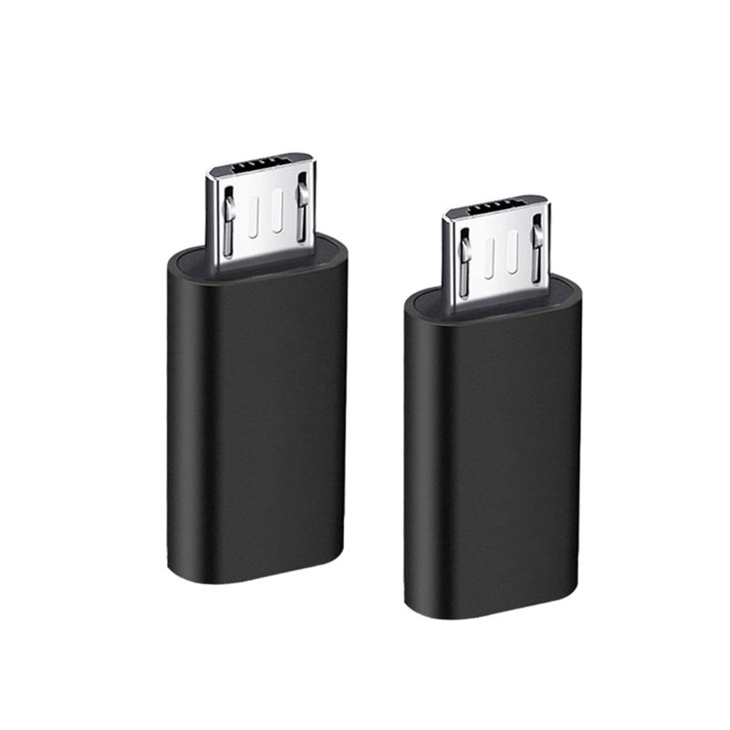 YFFSFDC USB-C → Micro USB アダプタ Type-C (メス) to Micro USB (オス) 変換アダプタ 2個入り マイクロUSB変換アダプター 変換コネクタ 充電とデータ転送 Xperia、Galaxy、Nexus、HUA