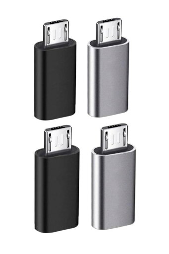 YFFSFDC USB-C → Micro USB アダプタ Type-C (メス) to Micro USB (オス) 変換アダプタ 4個入り マイクロUSB変換アダプター 変換コネクタ 充電とデータ転送 Xperia、Galaxy、Nexus、HUA YFFSFDC USB-C → Micro USB アダプタ Type-C (メス) to Micro USB (オス) 変換アダプタ 4個入り マイクロUSB変換アダプター 変換コネクタ 充電とデータ転送 Xperia、Galaxy、Nexus、HUA