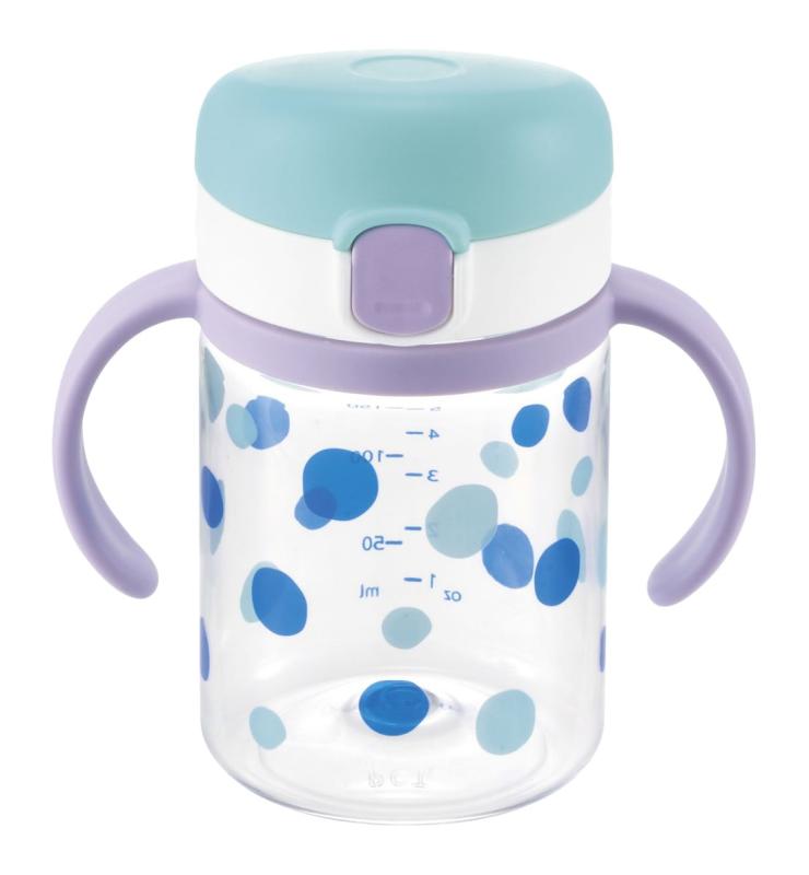 リッチェル アクリア おでかけごくごくマグ 200 ライトブルー 1個 200ml 8カ月
