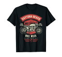 デイトナ ビーチバイクウィーク レトロバイクデザイン Tシャツ