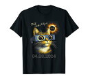 Hello Darkness My Old Friend Cat 日食 2024年4月08日 Tシャツ