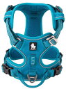cocomall 2020新型 犬用ハーネス 犬用胴輪 ドッグ ペット用品 ハーネス 3M反射材料 訓練 ナイロン製 小型犬、中型犬、大型犬に向け 通気性 調節可能 (M, ブルー)(4)
