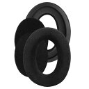 Geekria イヤーパッド Comfort 互換性 パッド ゼンハイザー Sennheiser HD560S, HD515, HD518, HD555, HD595 ヘッドホンに対応 パッド イヤー/イヤーカップ ベロア (ブラック)