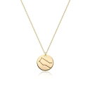 Fettero ネックレス チェーン 金属アレルギー対応 星座 ネックレス レディース シンプル アクセサリー ネックレス