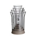 計量カップ 耐熱 軽量カップ measuring cup 分量 カップ セット 5ml 15ml 30ml 60ml 4個組 食洗器対応 メジャーカップ