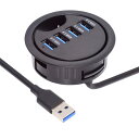 Cablecc 2ポート USB 3.0 ハブ SD TF USB-C USBスプリッター 60mm デスクグロメット ドックステーション Micro-SDカードリーダー デスクトップPC用(2)