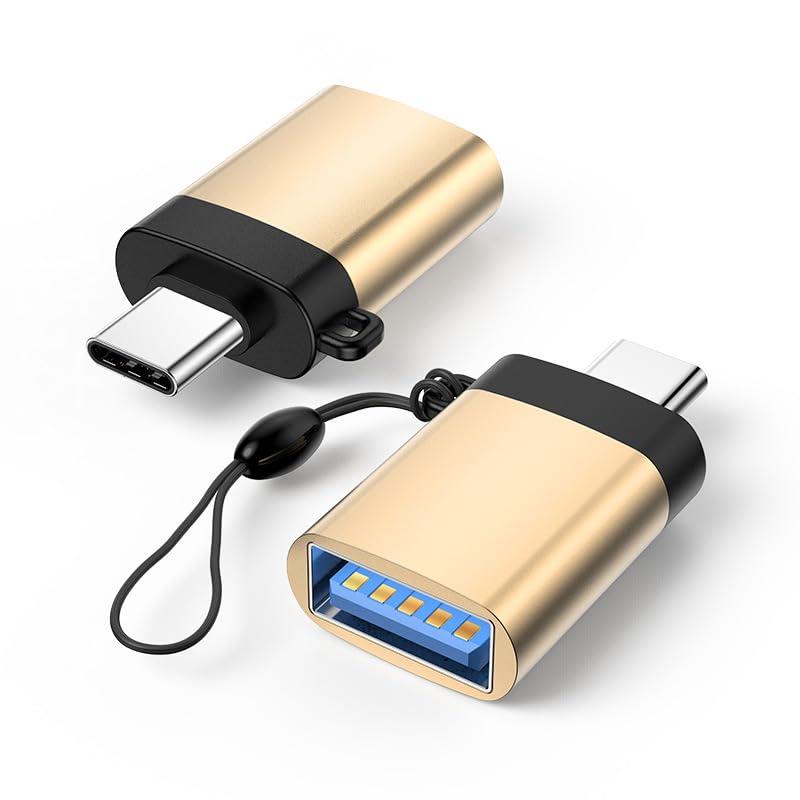 USB Type C変換アダプター 高速データ転送 & 耐久性 MacBook Pro 2021/ Air 2022/ iPad Pro 2021/ Thunderbolt 3/ iPhone 15 Pro Max/他のUSB-C機器に対応 変換
