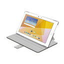 ELECOM arrows Tab M01T ブック型カバー ソフトレザー 4段階角度調節 ブラック TB-FM01APLF2BK