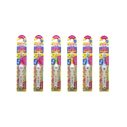 BULK LIFE(バルクライフ) デントファイン こども用歯ブラシ (ネックの曲がる) 園児用 6本入り BULK LIFE(バルクライフ) デントファイン こども用歯ブラシ (ネックの曲がる) 園児用 6本入り