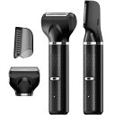 Pannioad ボディシェーバー メンズ VIOシェーバー【I字ヘッド革新モデル USB Type-C充電式】電気シェーバー 男性用 低騒音 自動研磨機能 IPX7防水 残量表示 乾湿両用 2mmリミットコーム 足腕/胸/わ(2)