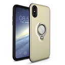 新しい iPhoneXケースiPhoneX ケースリング目に見えないブラケット360回転マグネット車載ホルダー対応 衝撃防止 柔らかいシリコーンtpu保護カケース(3)