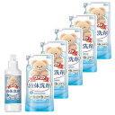 ファーファ 洗濯用 液体 洗剤 香り ひきたつ 無香料 本体 (500g) 1個 + 詰替 (400g) 5個 セット