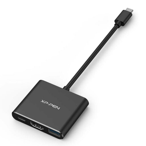 XPPen 液タブ ペンタブ 専用 多機能変換アダプタ USB Type-C to HDMI/USB 3.0/USB Type-C アダプタ ACW01 XPPen 液タブ ペンタブ 専用 多機能変換アダプタ USB Type-C to HDMI/USB 3.0/USB Type-C アダプタ ACW01