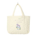 トートバッグ 小さめ お弁当 ミニトート ミニバッグ ランチバッグ サブバッグ キルティング バック 通学 エコバッグ 軽量 手提げ 上品な刺繍入りミニトート(ホワイト1)
