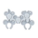 MYmama シリコン モールド ネズミ モチーフ カチューシャ アニマル ねずみ 帽子 リボン 王冠 レジン キーホルダー 型 ハンドメイド