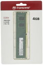 Transcend デスクトップPC用メモリ PC4-21300(DDR4-2666) 4GB 1.2V 288pin U-DIMM 1Rx16 CL19 無期...