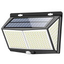 センサーライト 288LED ソーラーライト Focondot 3つ知能モード 人感センサー 屋外照明 4面発光 太陽光発電 省エネ 防水 防犯ライト 自動点灯...