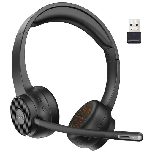 EKSA 業務用 ワイヤレスヘッドセット Bluetooth ヘッドセット USBドングル付属 通話ノイズリダクション 単一指向性 マイク搭載 オフィス用ヘッドセット 超軽量 最大45時間使用 ハンズフリー 通 EKSA 業務用 ワイヤレスヘッドセット Bluetooth ヘッドセット USBドングル付属 通話ノイズリダクション 単一指向性 マイク搭載 オフィス用ヘッドセット 超軽量 最大45時間使用 ハンズフリー 通