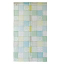 カフェカーテン おしゃれ かわいい 北欧 Sunnyday Fabric ボタニカルフラワー 幅100cm x 丈70cm (オレンジ)(3)
