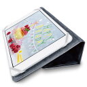 エレコム タブレット汎用ケース カバー 手帳型ケース ソフトレザー 2アングル ペンホルダー 7.0~8.4インチ ブラック TB-08SPG2LBK